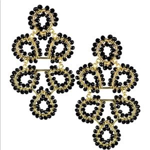 Lisi Lerch GINGER Earrings in CZECH BLACK